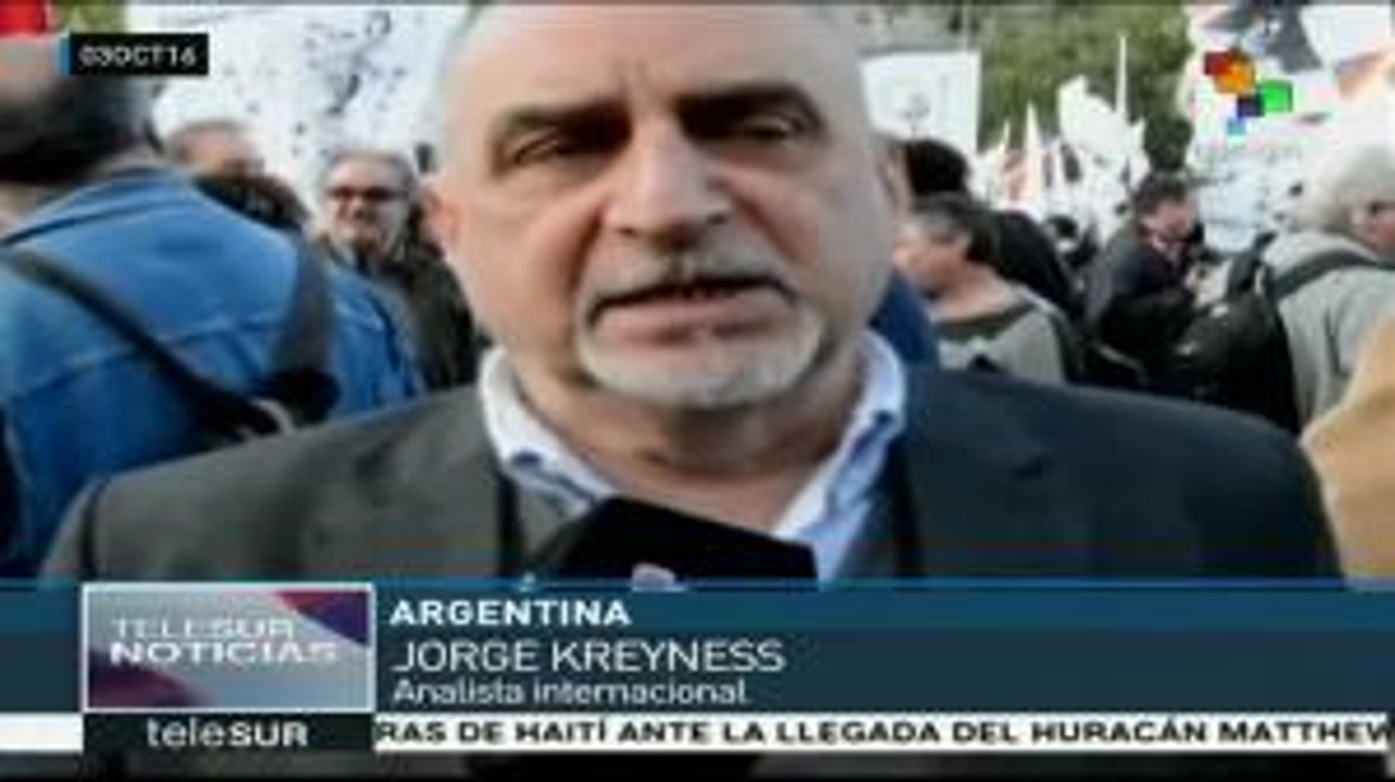 teleSUR noticias 30/10/2016 - 21:30