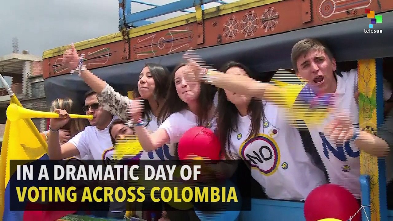Colombians Vote Down Peace Accords