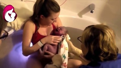 Learn Educational Natural Water Birth at Hospital Tutorial #1