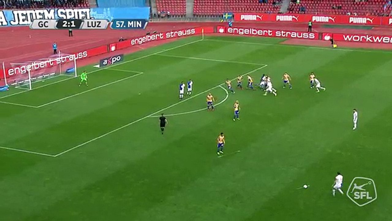 Grasshoppers 3:1 Luzern  (Swiss Super League 10. Runde 2016/2017  2 .Oktober 2016)