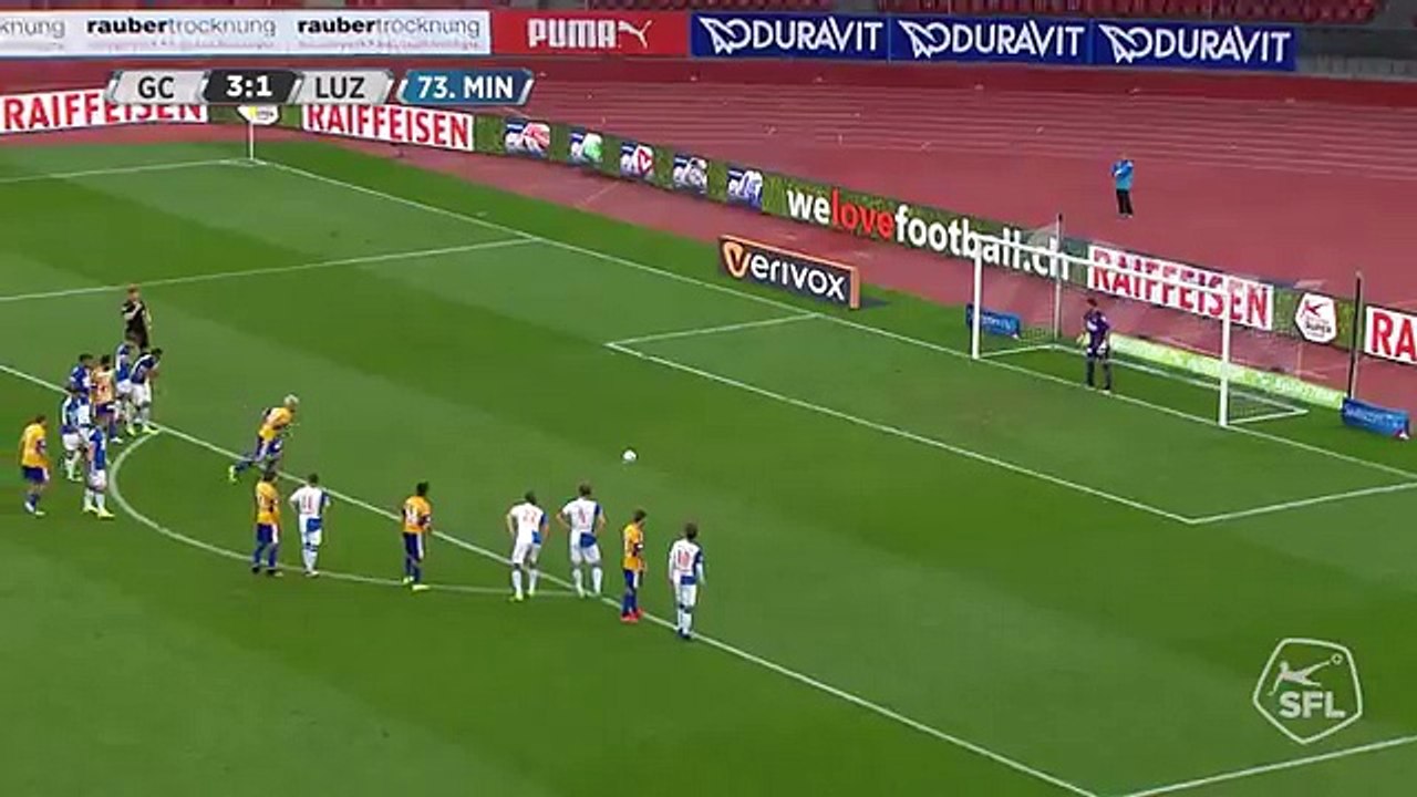 Grasshoppers 3:2 Luzern  (Swiss Super League 10. Runde 2016/2017  2 .Oktober 2016)