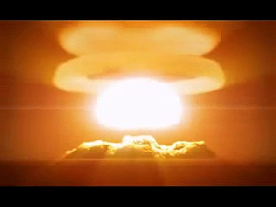 Explosion d'une bombe nucleaire