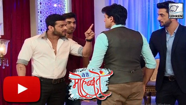 Raman And Mani's Ugly FIGHT For Aliya & Adi | Yeh Hai Mohabbatein On Location