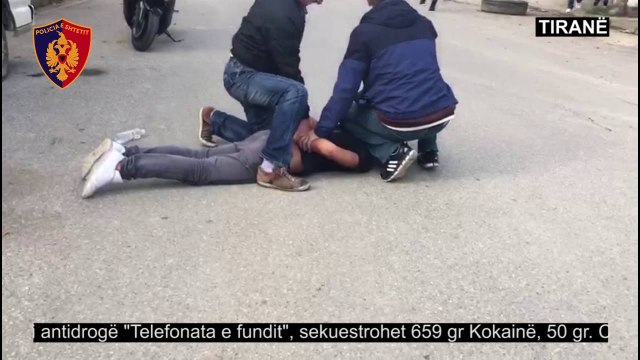 Momenti i arrestimit të 3 trafikantëve të kokainës