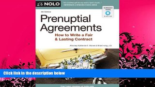 FULL ONLINE  Prenuptial Agreements: How to Write a Fair   Lasting Contract, 4th Edition