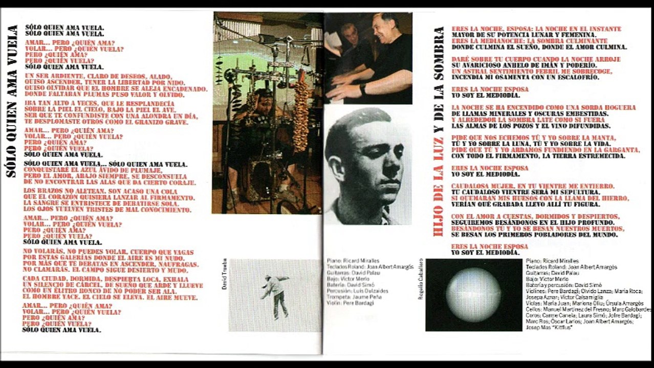 SERRAT Y MIGUEL HERNANDEZ   Hijo De La Luz Y De La Sombra
