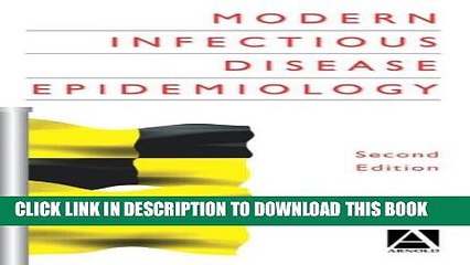 [PDF] Modern Infectious Disease Epidemiology, Second Edition Full Colection
