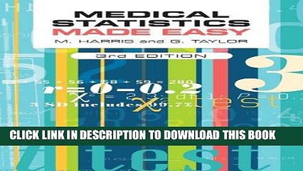 [PDF] Medical Statistics Made Easy, third edition Full Online