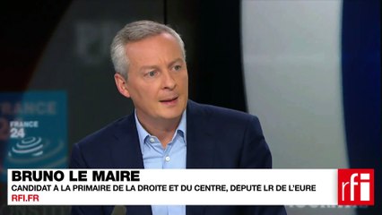 Bruno Le Maire, candidat à la primaire de la droite et du centre