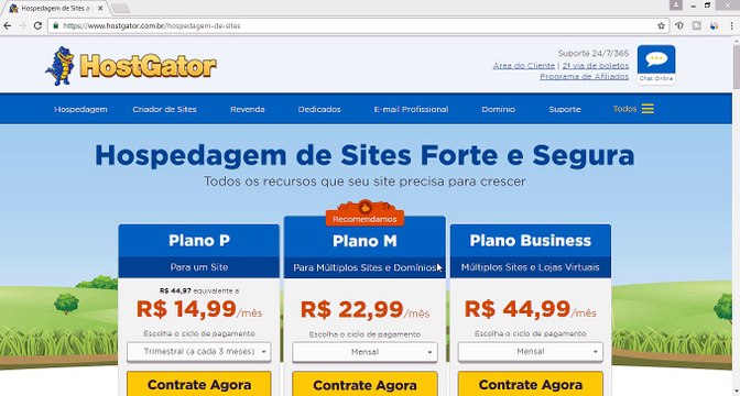 hospedagem de site barata - Hostgator
