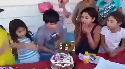 torta en la cara VIDEO DE HUMOR