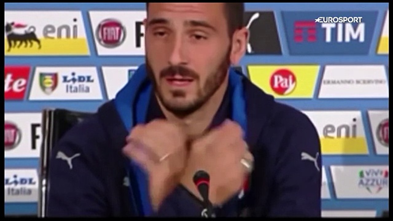 Bonucci si commuove in conferenza stampa pensando al figlio- -Matteo mi ha fatto capire tante cose