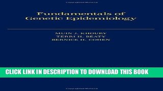 [PDF] Fundamentals of Genetic Epidemiology Full Colection