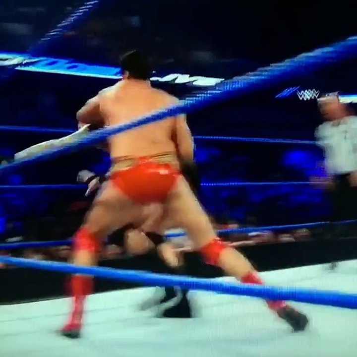 WWE smack down randyorton vs alberto delrio 4 october 2016