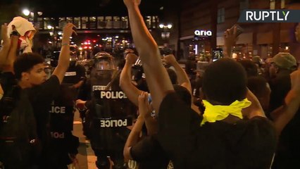 Keith Scott Protester Shot During Charlotte Rally - Warning: Graphic