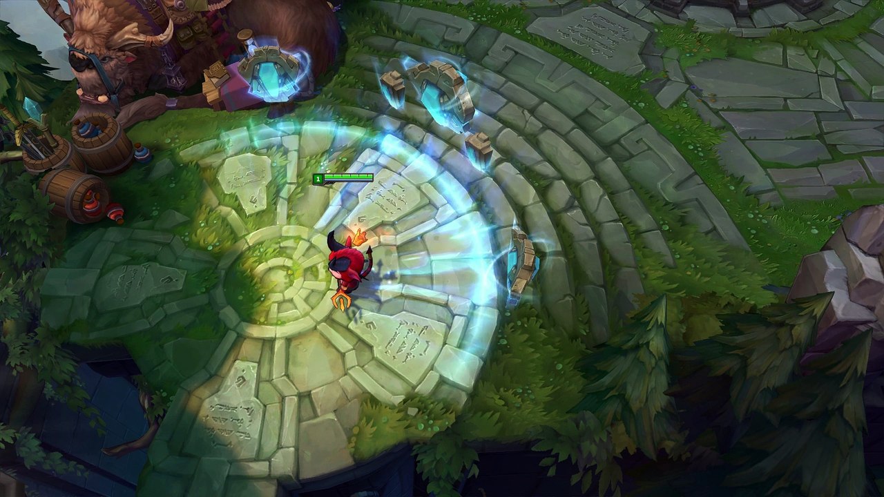 Teemo Démon Aperçu Skin League of Legends