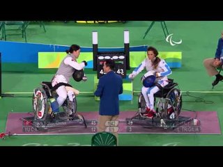 Day 9 morning | Wheelchair Fencing highlights | Rio 2016 Paralympic Games
