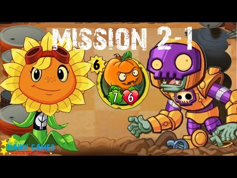 Plants vs. Zombies Heroes - Plants Mission 2: Junkyard Ambush! 2-1 [4K 60FPS]