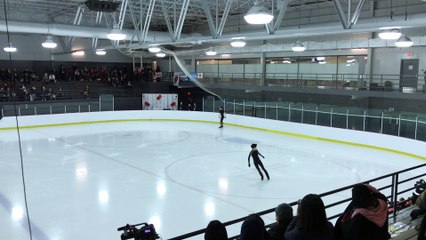 2016-09-30 Autumn Classic International - Yuzuru Hanyu 6 Min Warm Up D (axel attempt)