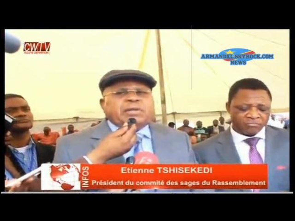 Clôture du Conclave de Kinshasa: Etienne Tshisekedi promet un carton jaune à Kabila & ses amis de l'Opposition Caméléon  Kamerhe  le 19 Octobre 2016.
