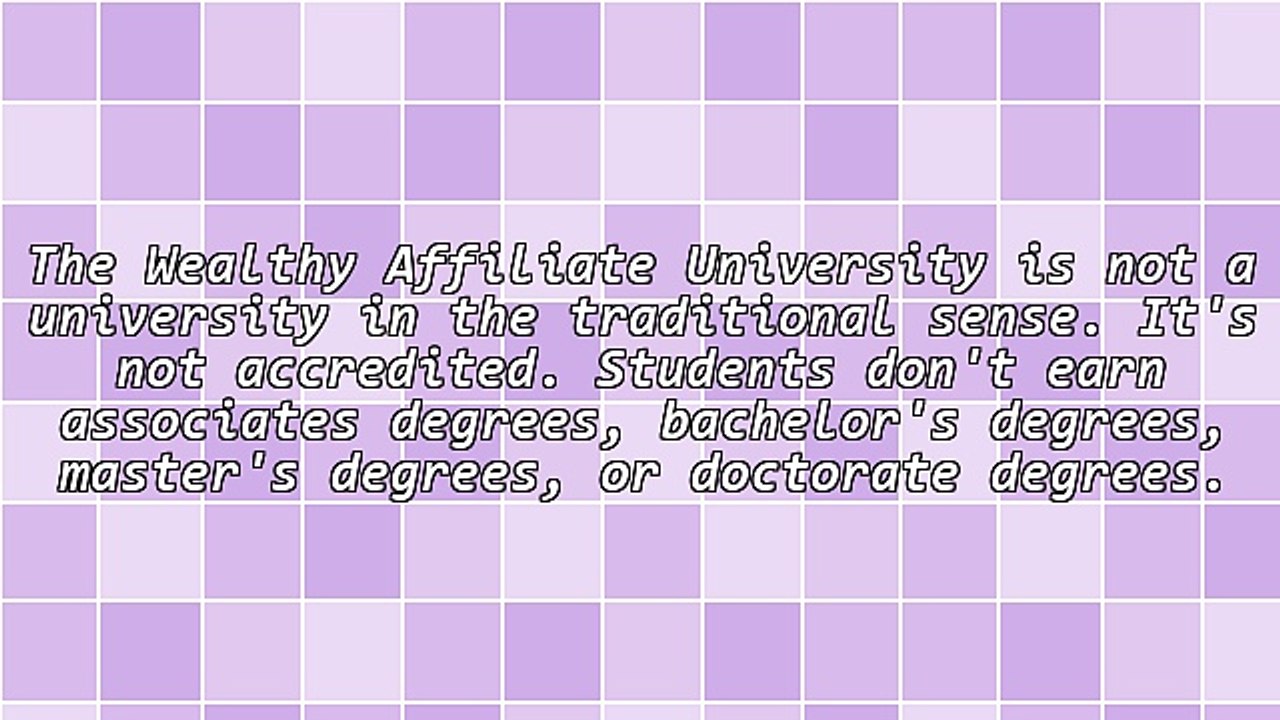 How Would You Rate The Wealthy Affiliate University?