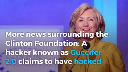 Clinton foundation refutes reports of hack by Guccifer 2.0