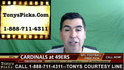San Francisco 49ers vs. Arizona Cardinals Free Pick