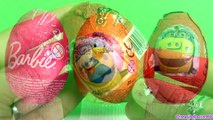 Chuggington   Barbie Surprise Eggs Donald Duck Disney Junior Channel by Disneycollector