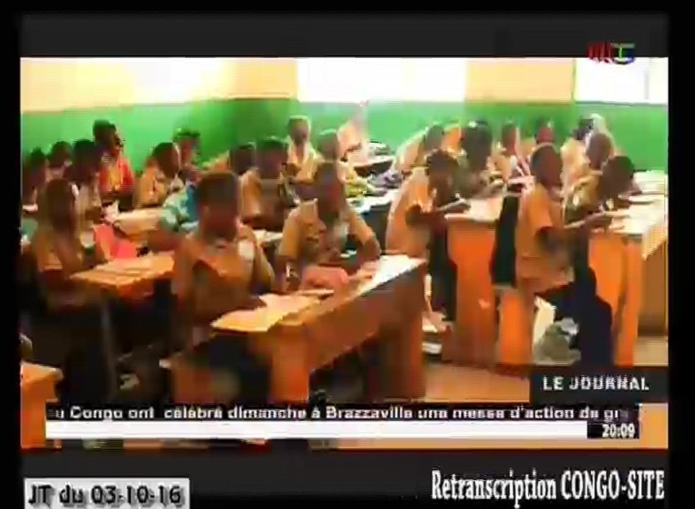 Journal de 20h TVCongo du lundi 03 octobre 2016 -By Congo-Site