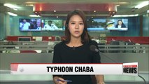 Typhoon Chaba heading toward southern Korea after slamming Jeju Island