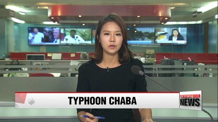 Typhoon Chaba heading toward southern Korea after slamming Jeju Island
