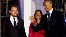 Leonardo DiCaprio Talks Climate Change With President Barack Obama at SXSL