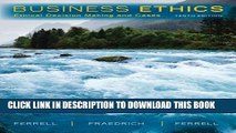 New Book Business Ethics: Ethical Decision Making   Cases