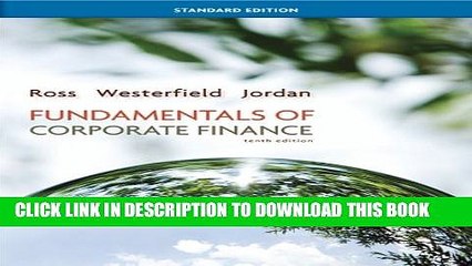 Скачать видео: New Book Fundamentals of Corporate Finance Standard Edition (Mcgraw-Hill/Irwin Series in Finance,