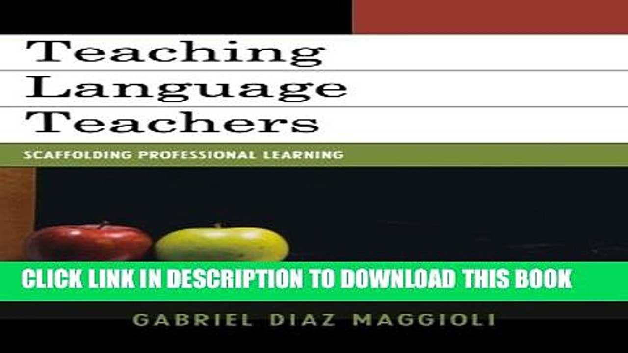 [PDF] Teaching Language Teachers: Scaffolding Professional Learning Full Online
