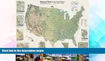Big Deals  U. S. National Parks Wall Map  Best Seller Books Most Wanted