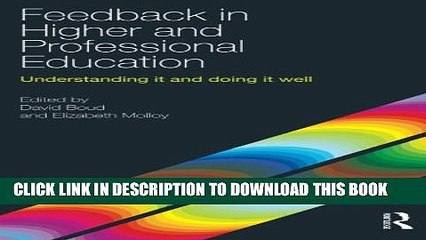 [PDF] Feedback in Higher and Professional Education: Understanding it and doing it well Popular