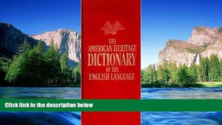 Big Deals  The American Heritage Dictionary of the English Language  Free Full Read Best Seller