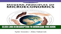 Collection Book Modern Principles of Microeconomics