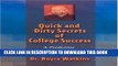[PDF] Quick and Dirty Secrets of College Success: A Professor Tells It All Popular Online