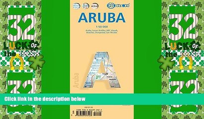 Big Deals  Laminated Aruba Map by Borch (English, Spanish, French, Italian and German Edition)