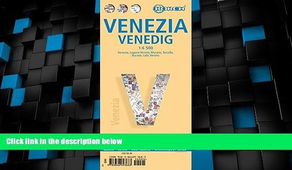 Big Deals  Laminated Venice Map by Borch (English, Spanish, French, Italian and German) (English,