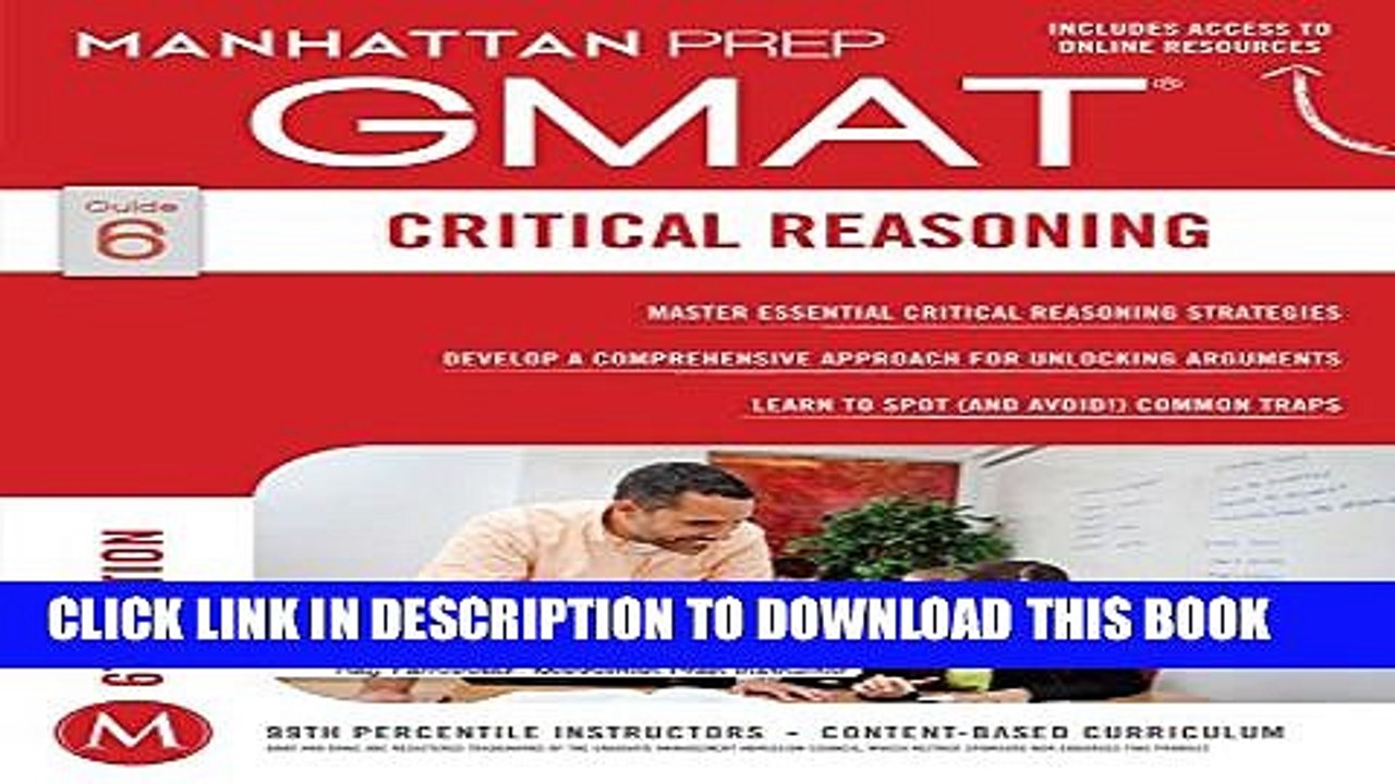 [PDF] GMAT Critical Reasoning (Manhattan Prep GMAT Strategy Guides) Popular Online