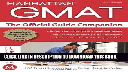 [PDF] Official Guide Companion (Manhattan Prep Supplement) Full Online