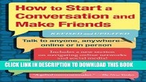 [PDF] How To Start A Conversation And Make Friends: Revised And Updated Popular Online