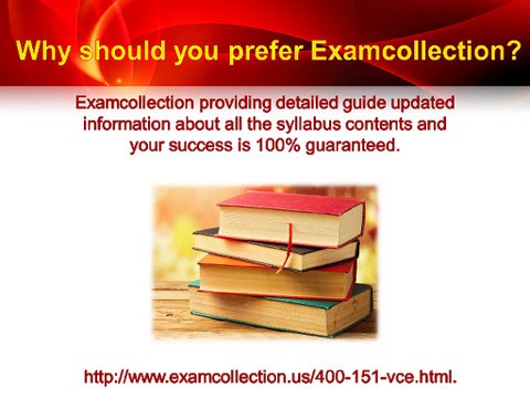 Examcollection 400-151 Braindumps