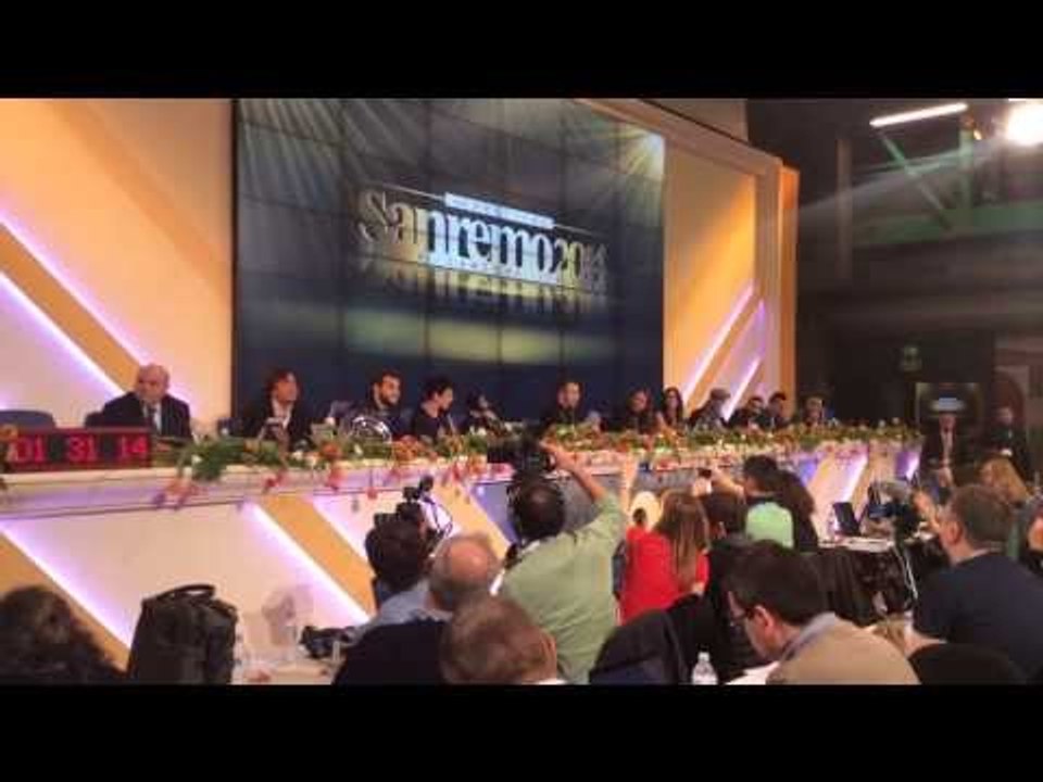 Sanremo 2014: i vincitori in Sala Stampa