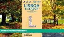 Big Deals  Laminated Lisbon Map by Borch (English, Spanish, French, Italian, German and Japanese