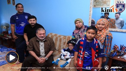 Sultan Johor, TMJ  tunai hajat penyokong istimewa JDT