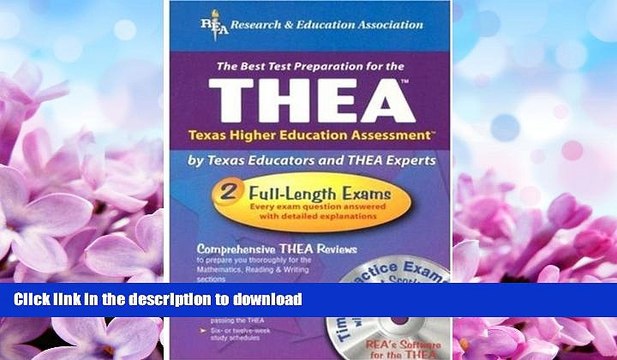 FAVORITE BOOK THEA w/ CD (REA) - The Best Test Prep for the Texas Higher Education Assessment